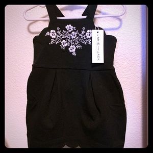 Janie & Jack 12-18mth.  Beautiful black dress